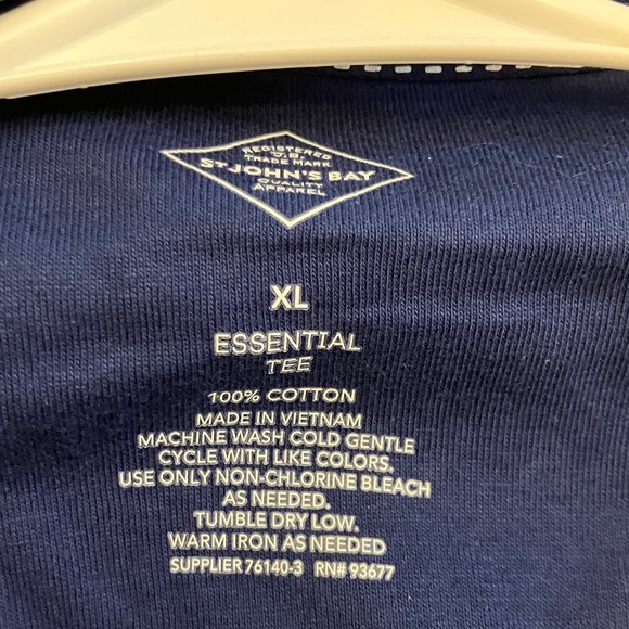 NWT St. Johns Bay Woman's V neck 3/4 sleeve T shirt - Picture 13 of 13
